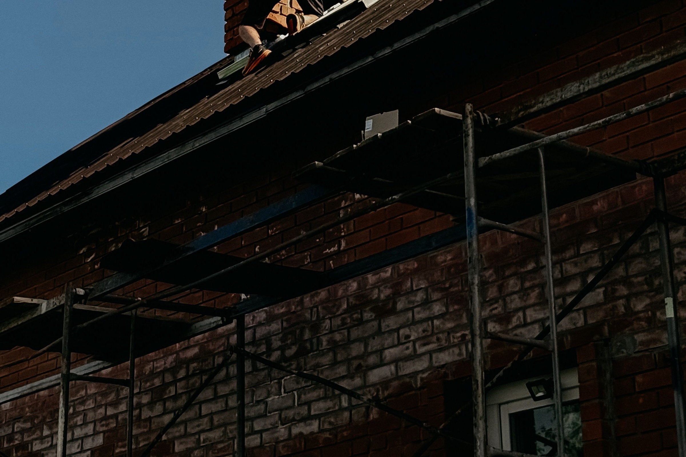 Chantier de couverture à Hyères-les-Palmiers